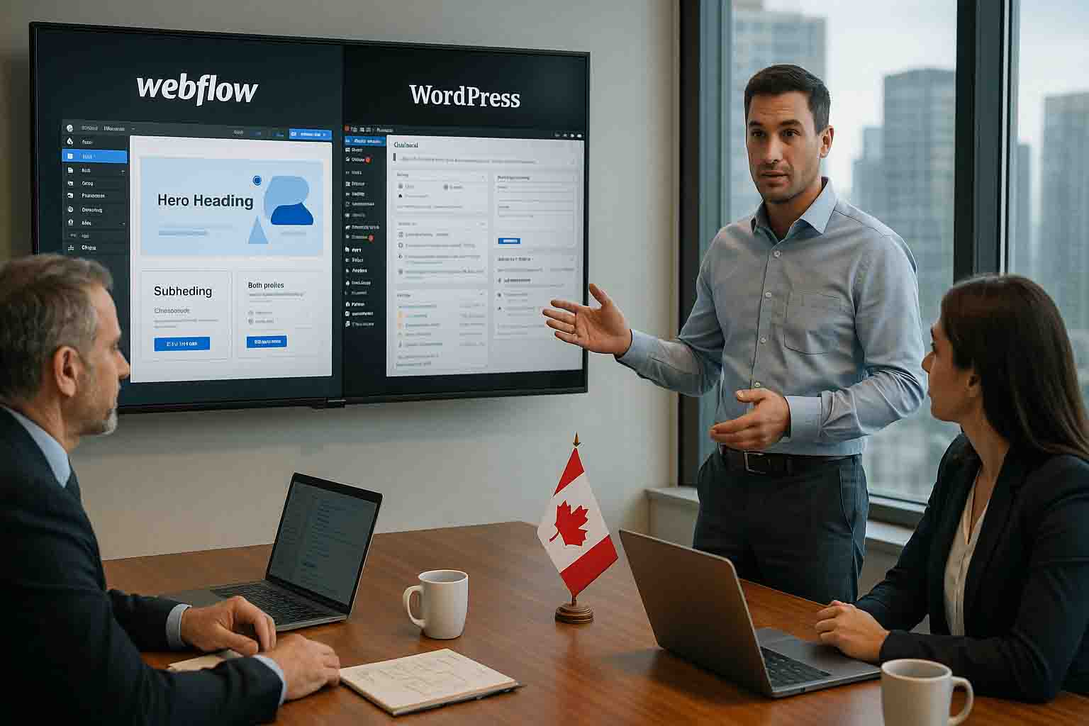 webflow vs. wordpress